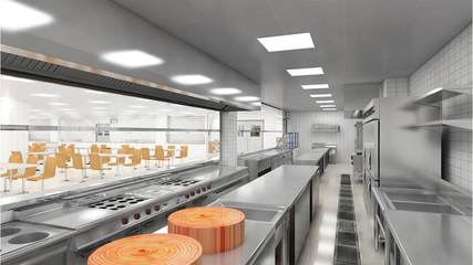 成都廚房設備廠 學校、醫(yī)院、工廠食堂廚房工程設計要素解析